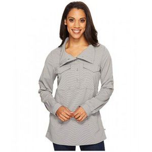 Mountain Hardwear Citypass Manta Grey Long Sleeve Popover Top